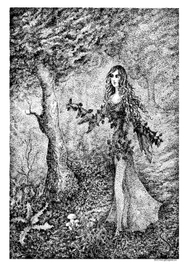 Лесная дриада. Фэнтези