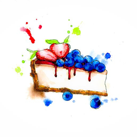 Ягодный чизкейк