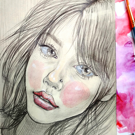 Скетч Девушка