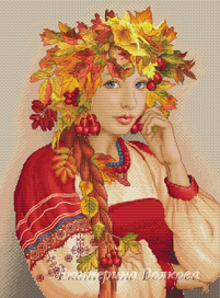 Осень из серии Девушек-Сезонов