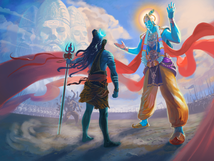 Шива и Кришна