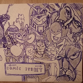 Обрывки комикса