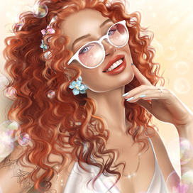 Рыжеволосая красотка