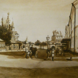 Серия открыток "Улицы Москвы"