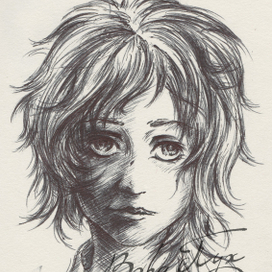 Девчушка в стиле аниме