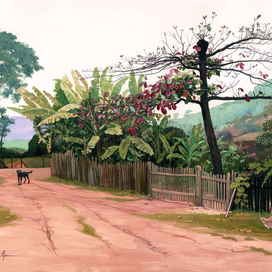 Деревенская улочка