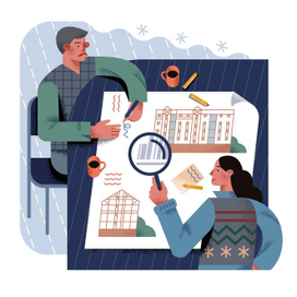 Иллюстрация для строительной компании