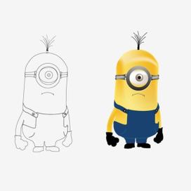  Сoloring minions