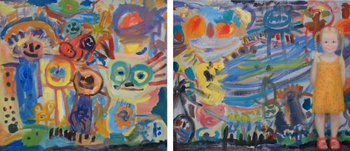 Дуняша и её творчество. Диптих