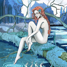 Русалка на ветвях