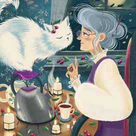 Чай с вишней