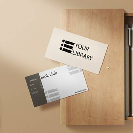 YOUR LIBRARY визитки