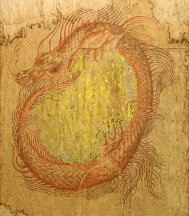 Дракон, охраняющий жемчужину