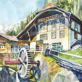 домик в Швейцарии