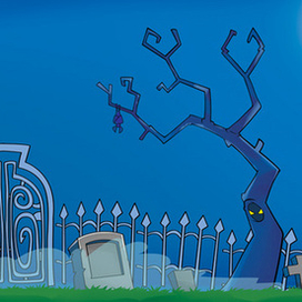 кладбище фон