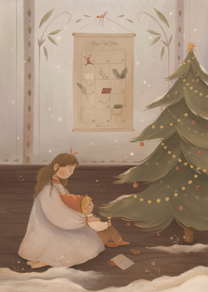 Иллюстрация для бренда Baby Boom