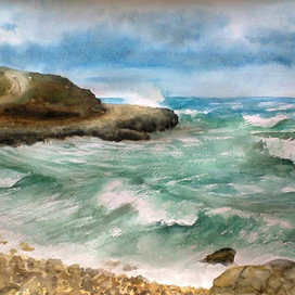 У берега моря