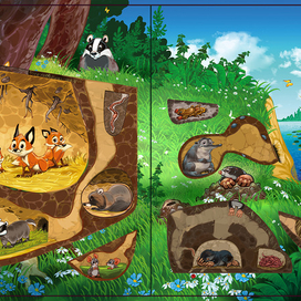 книжка с окошками