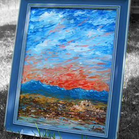 Облака над холмами