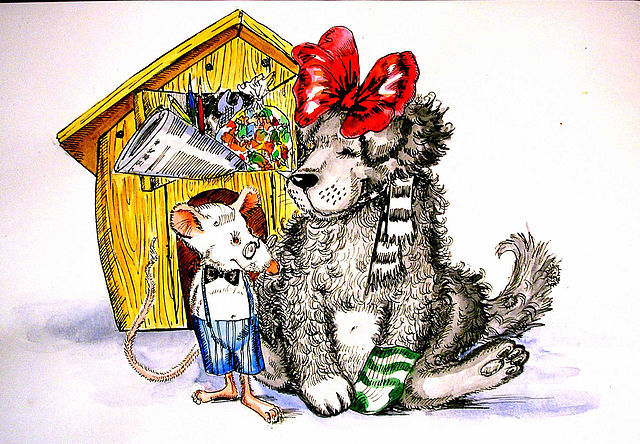 собака Маша и крысёнок Фурсик