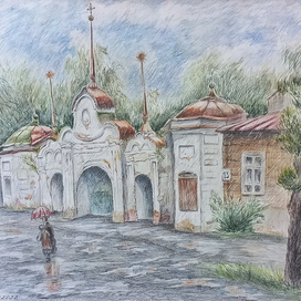 Летний дождь в Великим Устюге