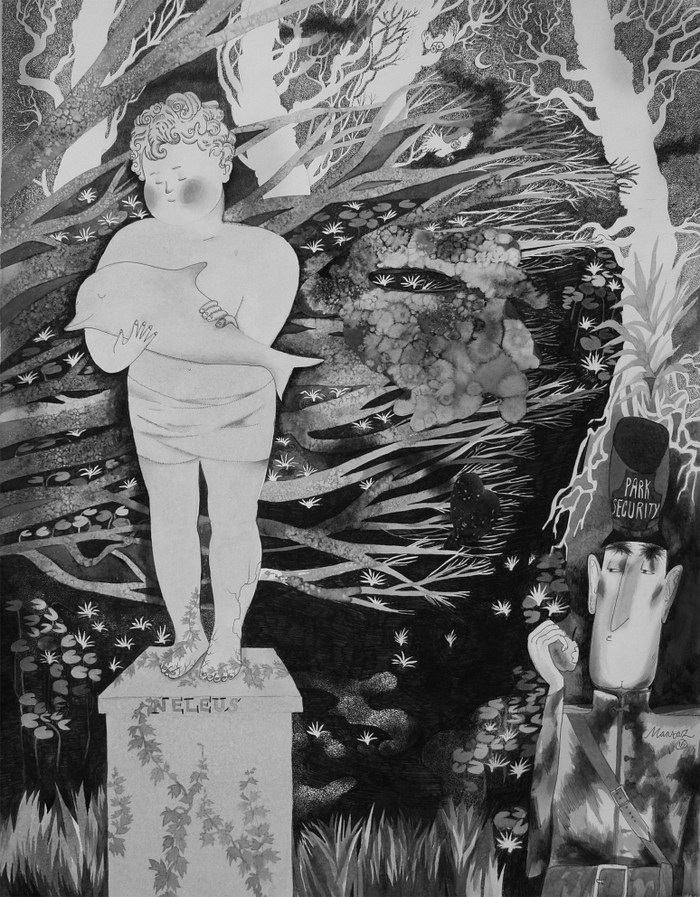 Мэри Поппинс "Дельфин и мальчик"