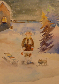 Снежок идет