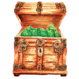 Сундук с изумрудами