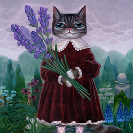 Lavender cat
