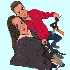 Мультяшная пара