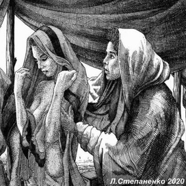 Сара отдаёт Агарь Авраму