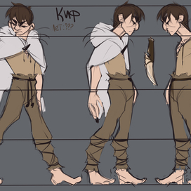 концепт арт персонажа 