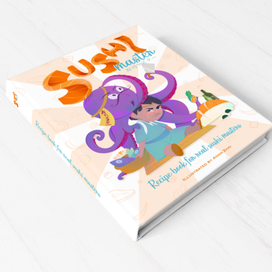 Дизайн обложки для книги рецептов "Sushi master"