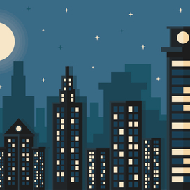 ночной город