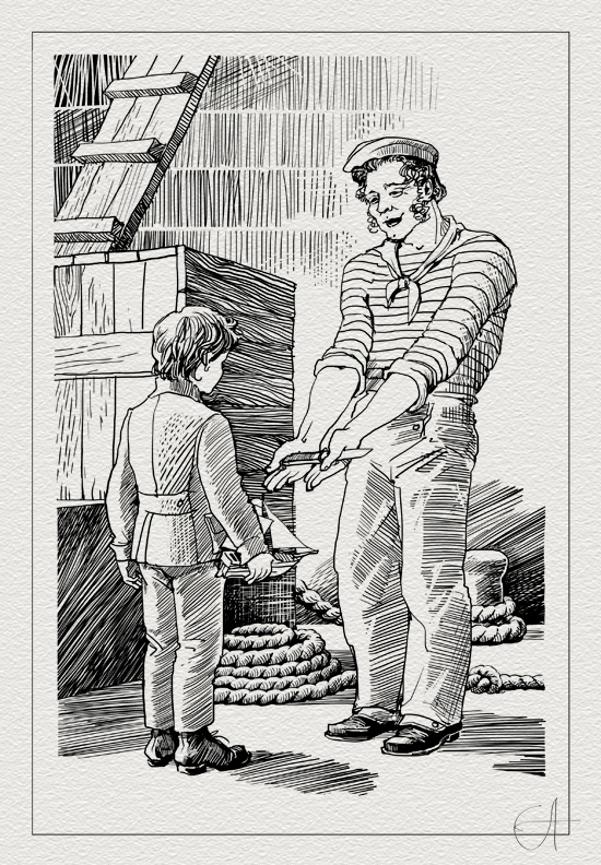 Морской волчонок (подарок)