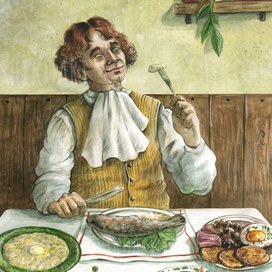 Иллюстрация для книги "Рецепты из Шира", изд. Эксмо, 2024