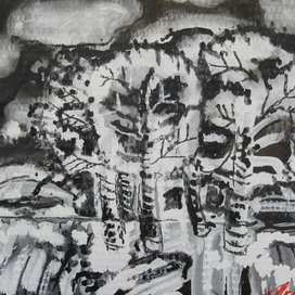 " Белый лес",2013,35х45