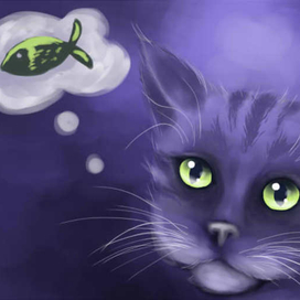 Кот и рыбка