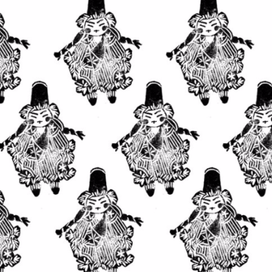 Наклейки "Куклы"