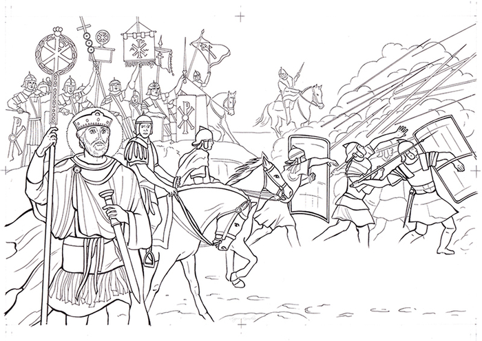 "Царь рассказал полководцам о своём  видении"