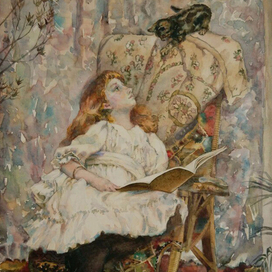 Копия картины Charles Burton Barber