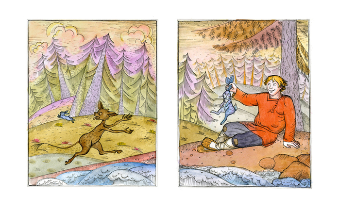 А.С. Пушкин "Сказка о попе и работнике его Балде"