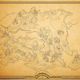 Suntarus Rising. The world Map