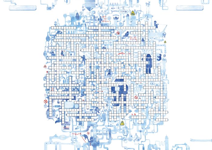 Оформление кроссворда для газеты (без текста по бокам)