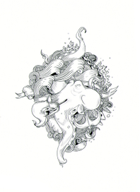 Иллюстрация на открытку