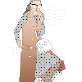 fashion illustration for "Fair Lady Room"