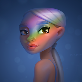 Портрет Арианы Гранде