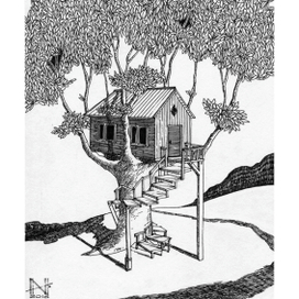 домик на дереве