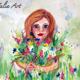 Веснушки в цветах