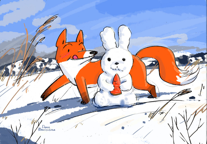 Лиса и заяц: а вдруг съедобный?